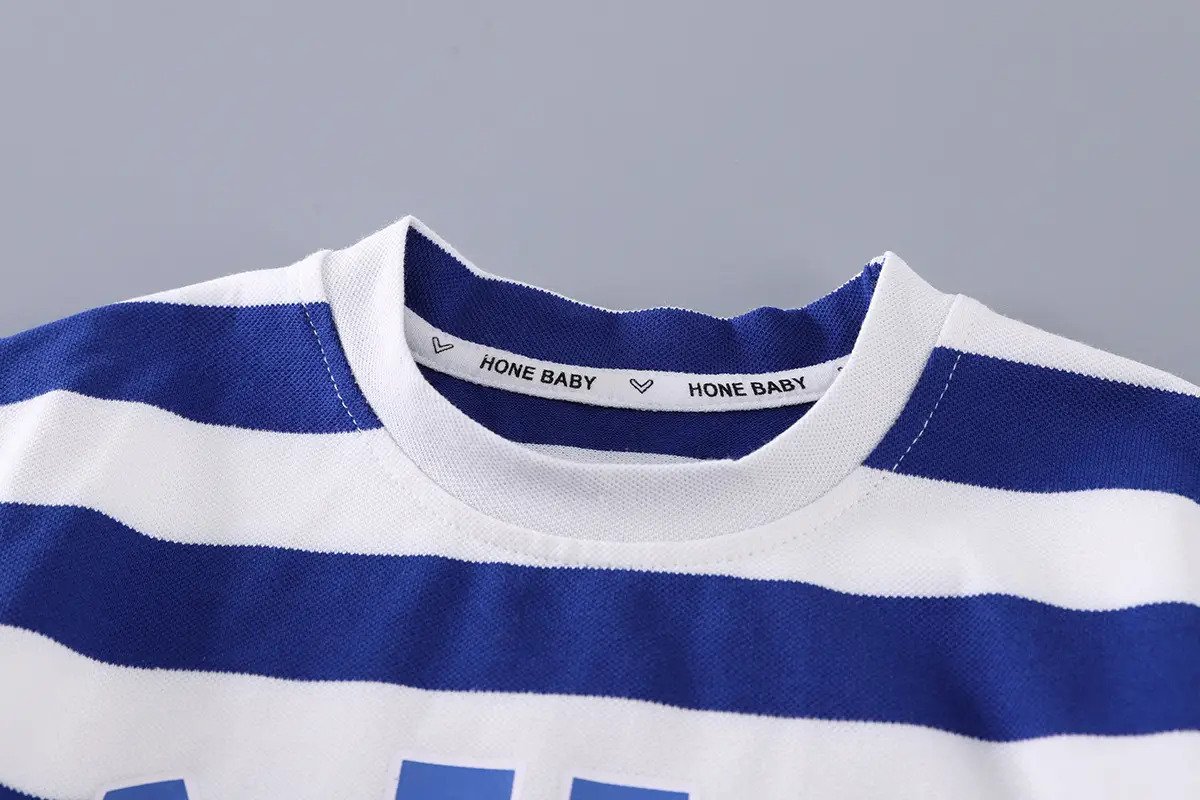 Baby Striped T-Shirt Suit 2025 Boys Summer 2-Piece — feature 8