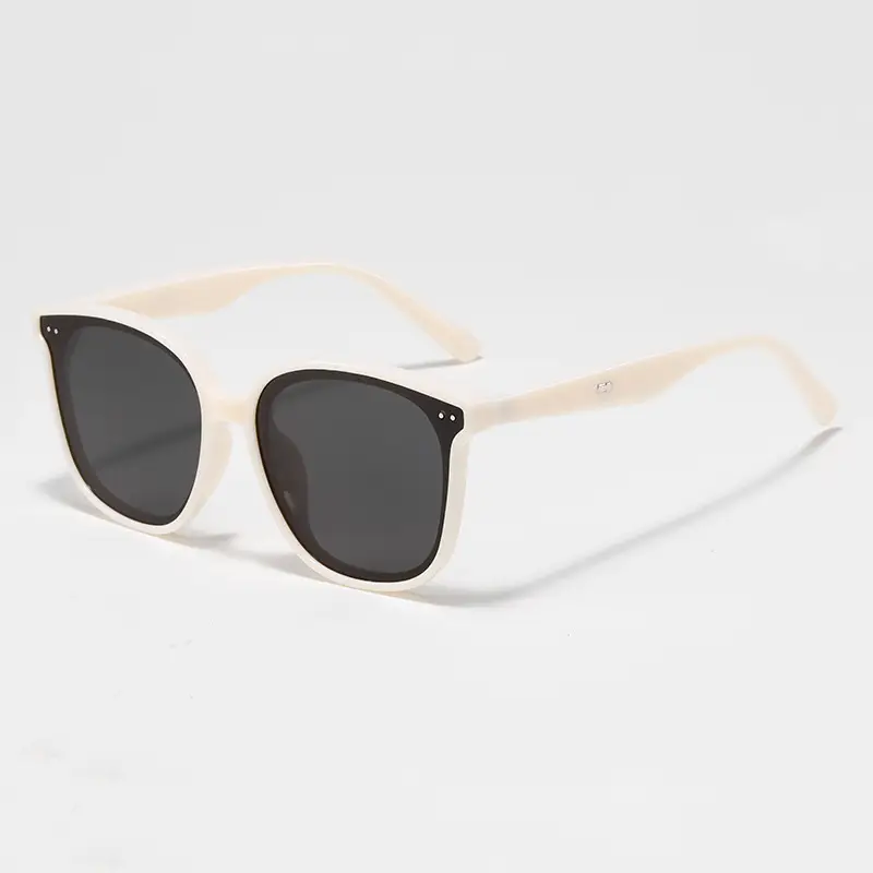 Women Polarized Sunglasses UV Protective Cream White - Image 10
