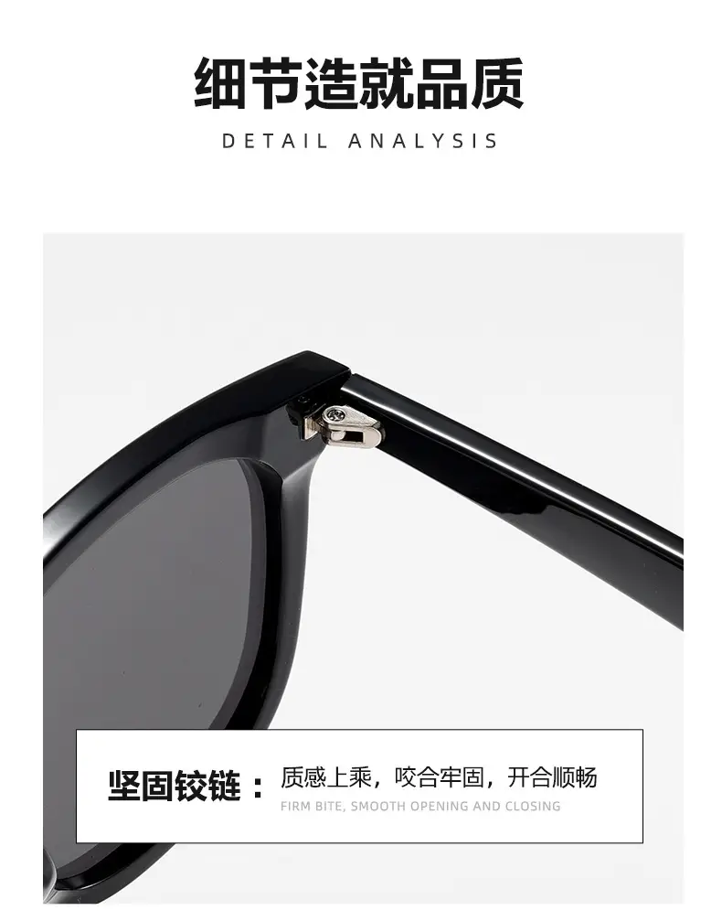 Women Polarized Sunglasses UV Protective Cream White β feature 8