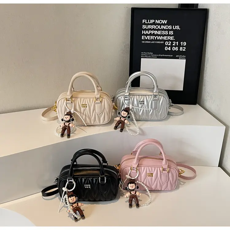 Cross-Border Pleated Shoulder Crossbody Bag for Women — feature 1