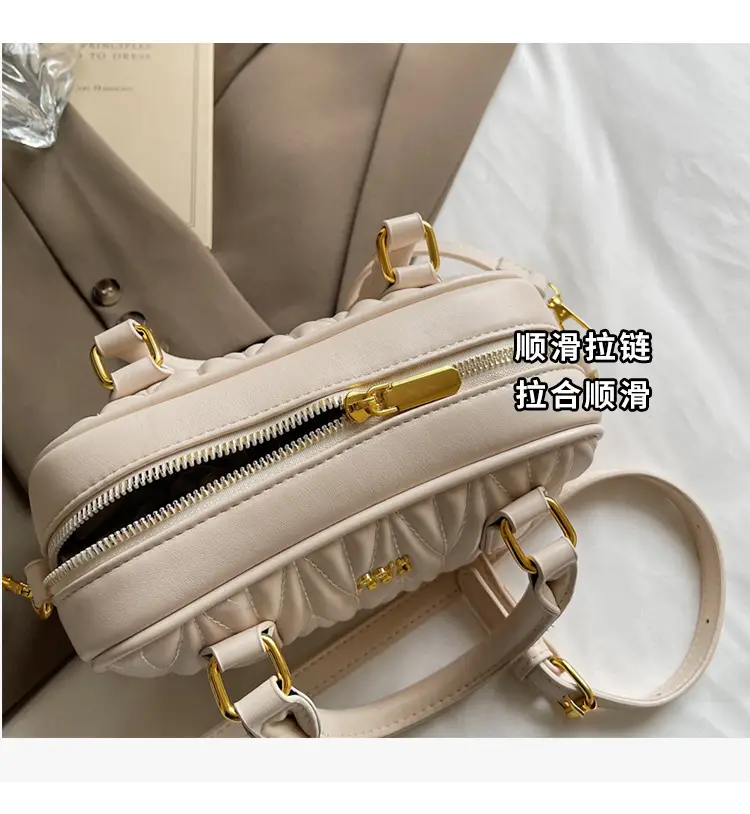 Cross-Border Pleated Shoulder Crossbody Bag for Women — feature 5