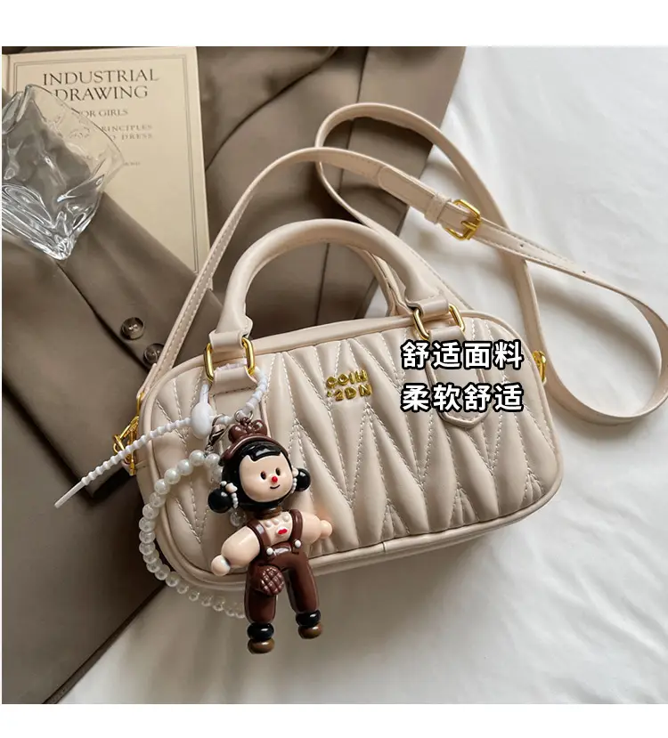Cross-Border Pleated Shoulder Crossbody Bag for Women — feature 6