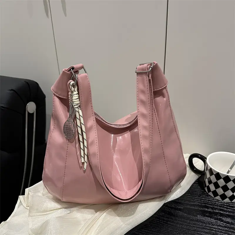 Women's Cream White Large Capacity Shoulder Crossbody Bag - Image 6