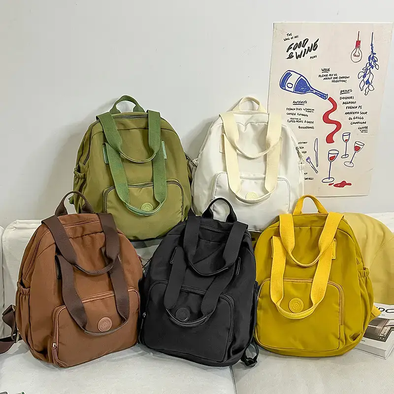 Women Yellow 2026 Casual Travel Backpack Large Capacity - Image 9