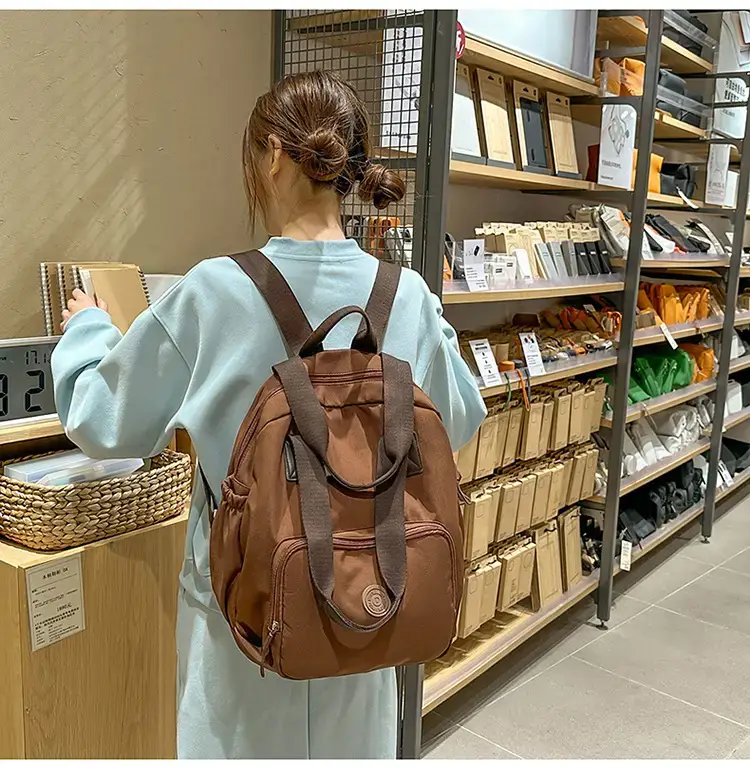 Women Yellow 2026 Casual Travel Backpack Large Capacity — feature 12