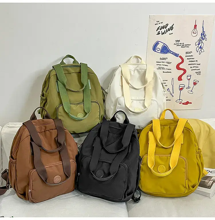 Women Yellow 2026 Casual Travel Backpack Large Capacity — feature 19