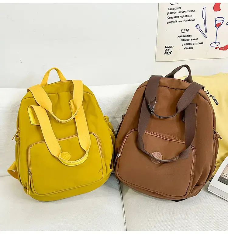 Women Yellow 2026 Casual Travel Backpack Large Capacity — feature 20