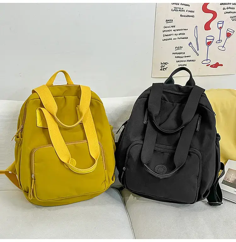 Women Yellow 2026 Casual Travel Backpack Large Capacity — feature 23