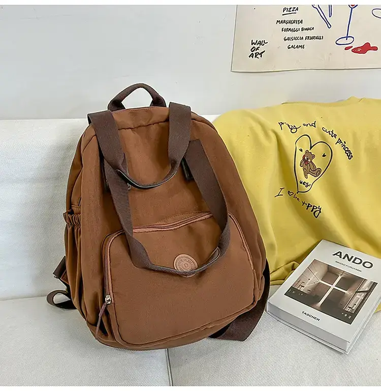 Women Yellow 2026 Casual Travel Backpack Large Capacity — feature 29