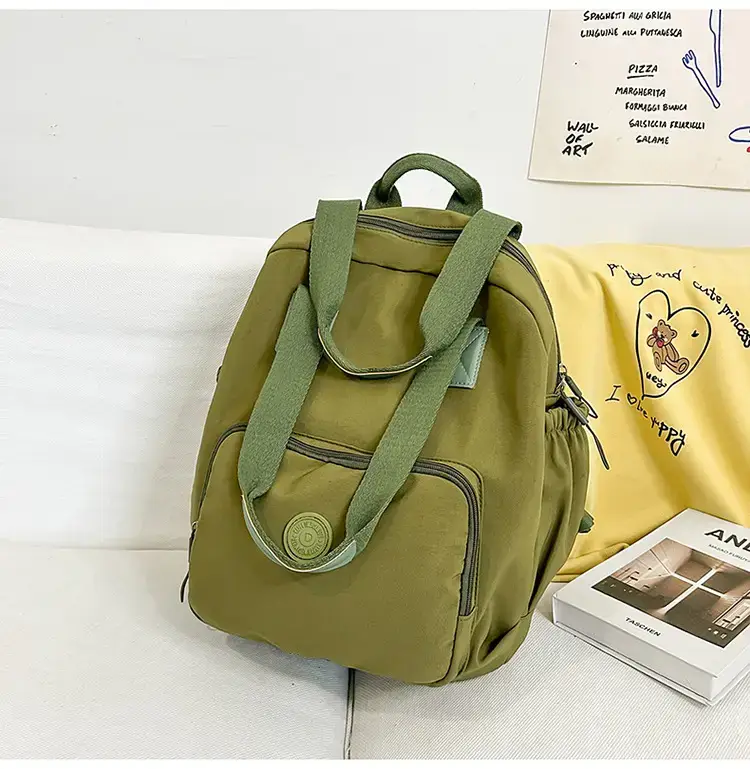 Women Yellow 2026 Casual Travel Backpack Large Capacity — feature 34