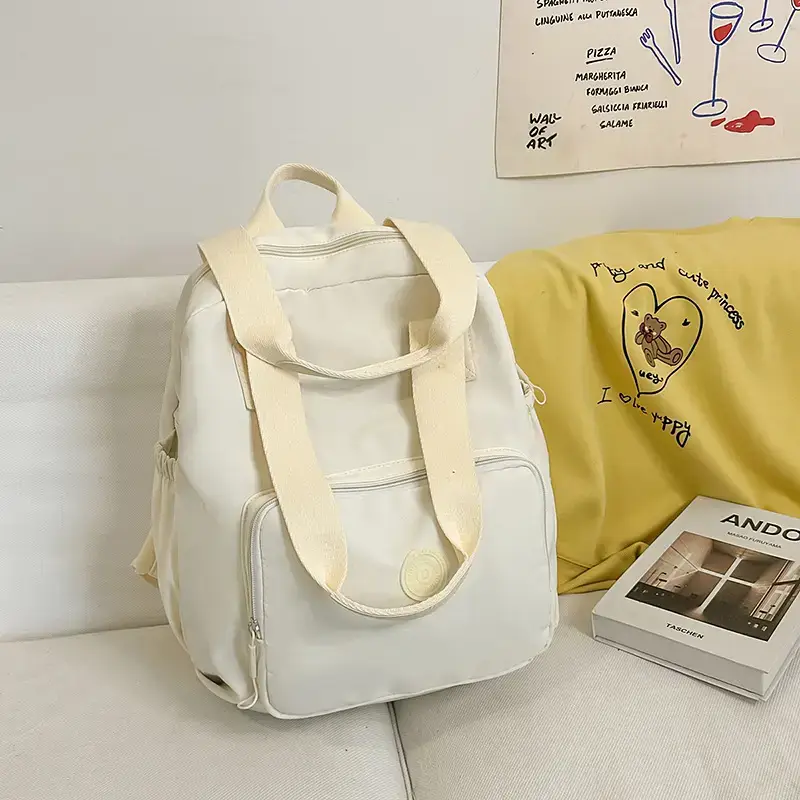 Women Yellow 2026 Casual Travel Backpack Large Capacity - Image 2