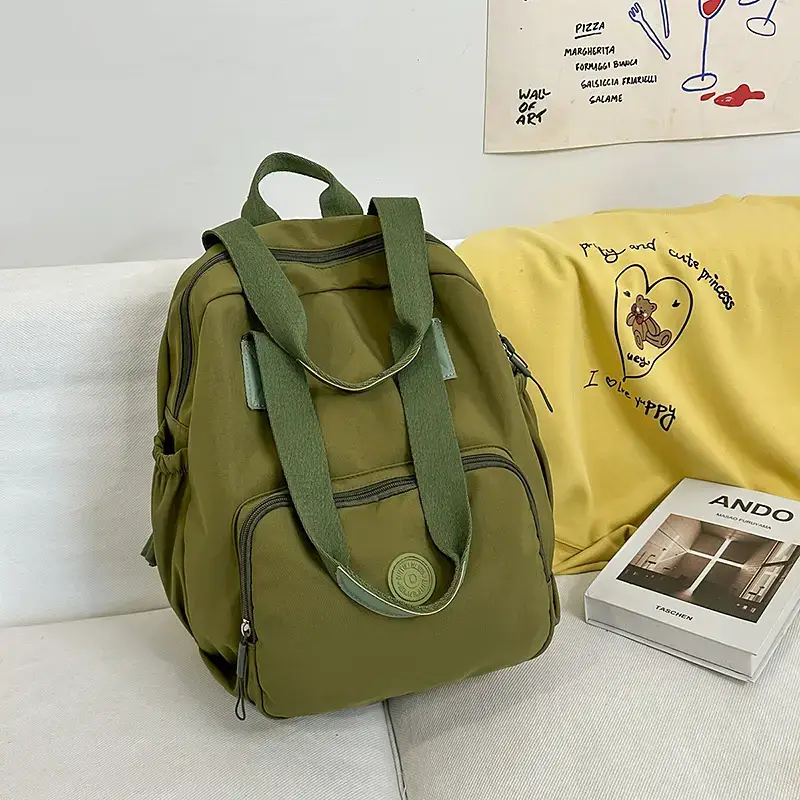 Women Yellow 2026 Casual Travel Backpack Large Capacity - Image 4