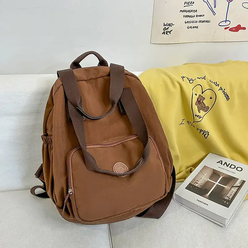 Women Yellow 2026 Casual Travel Backpack Large Capacity - Image 5