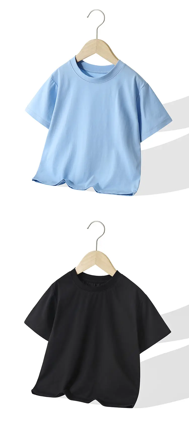 2026 Summer Kids Loose Sleeve T-Shirts Multiple Colors — feature 6