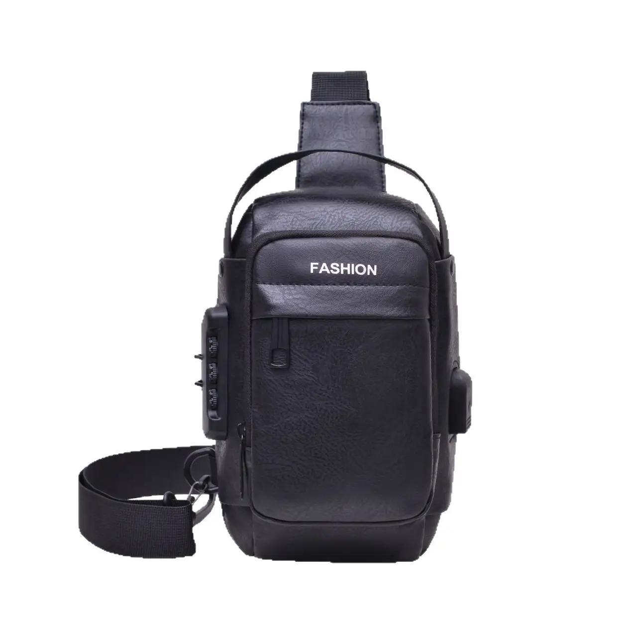 Men's Fashion Multi-Color Chest Bag Messenger Shoulder Backpack - Image 8