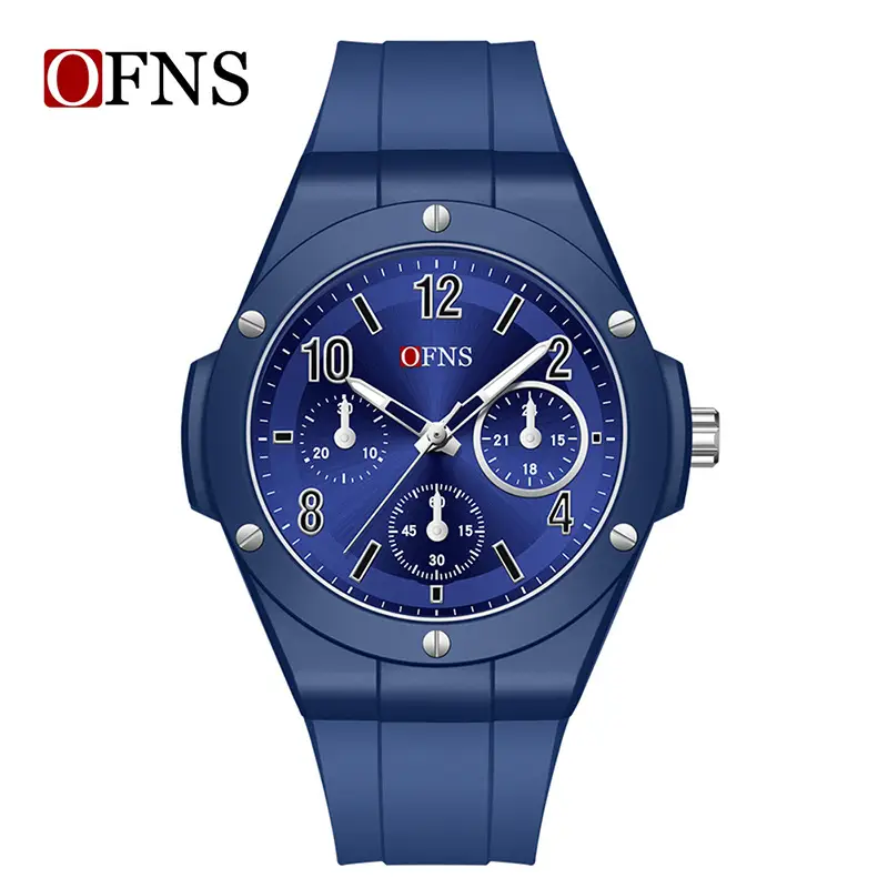Ofns Pink Quartz Watch 3-Hand Silent Exam-Friendly - Image 8