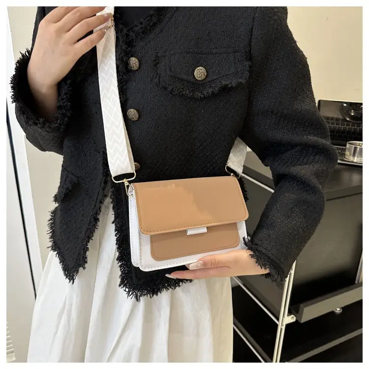 Vintage Korean Style Brown Shoulder Crossbody Bag for Women — feature 17