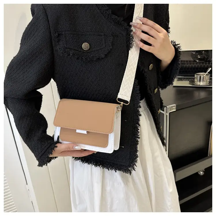 Vintage Korean Style Brown Shoulder Crossbody Bag for Women — feature 18