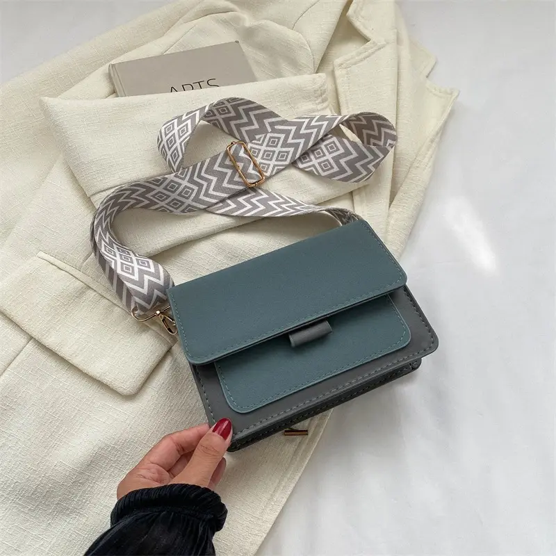 Vintage Korean Style Brown Shoulder Crossbody Bag for Women - Image 2