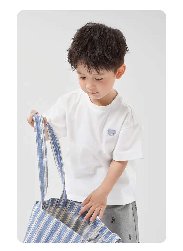 White Cotton Boys T-Shirt Summer 2025 — feature 20
