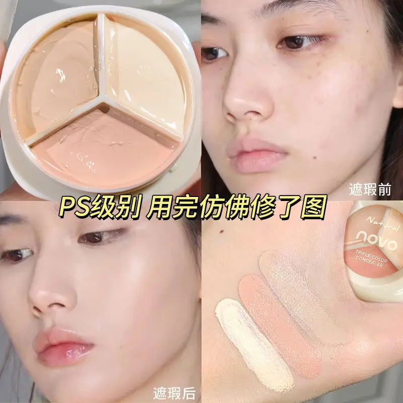 Three-Color Concealer for Acne & Dark Circles - Image 6