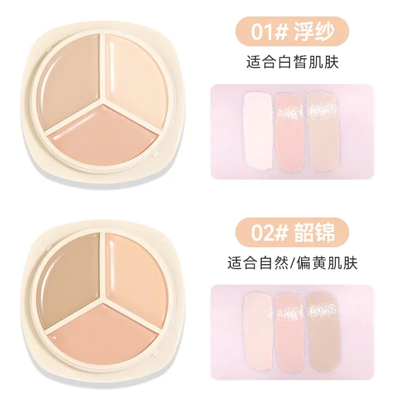 Three-Color Concealer for Acne & Dark Circles - Image 7