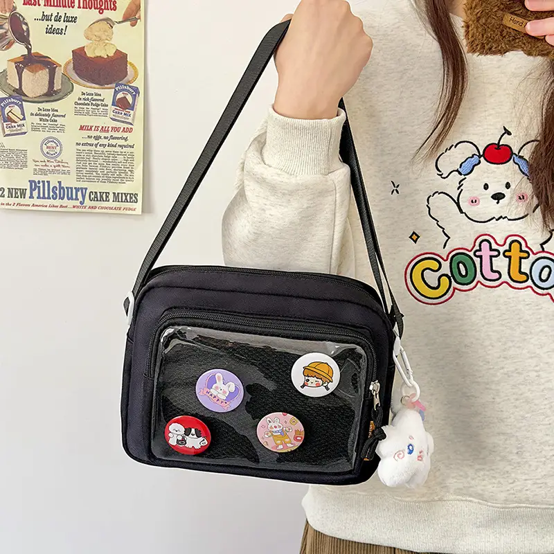 Japanese Girl Ins Transparent Crossbody Bag for Girls — feature 34