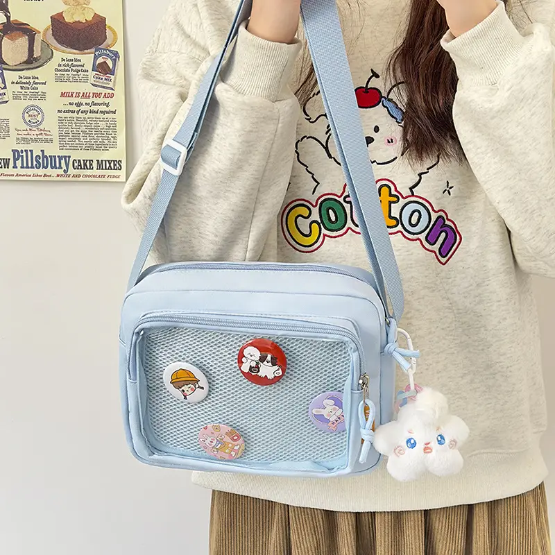 Japanese Girl Ins Transparent Crossbody Bag for Girls — feature 37