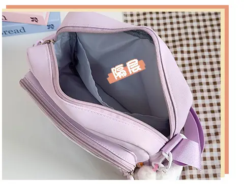 Japanese Girl Ins Transparent Crossbody Bag for Girls — feature 4