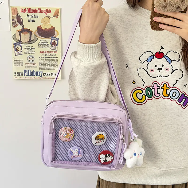 Japanese Girl Ins Transparent Crossbody Bag for Girls — feature 41