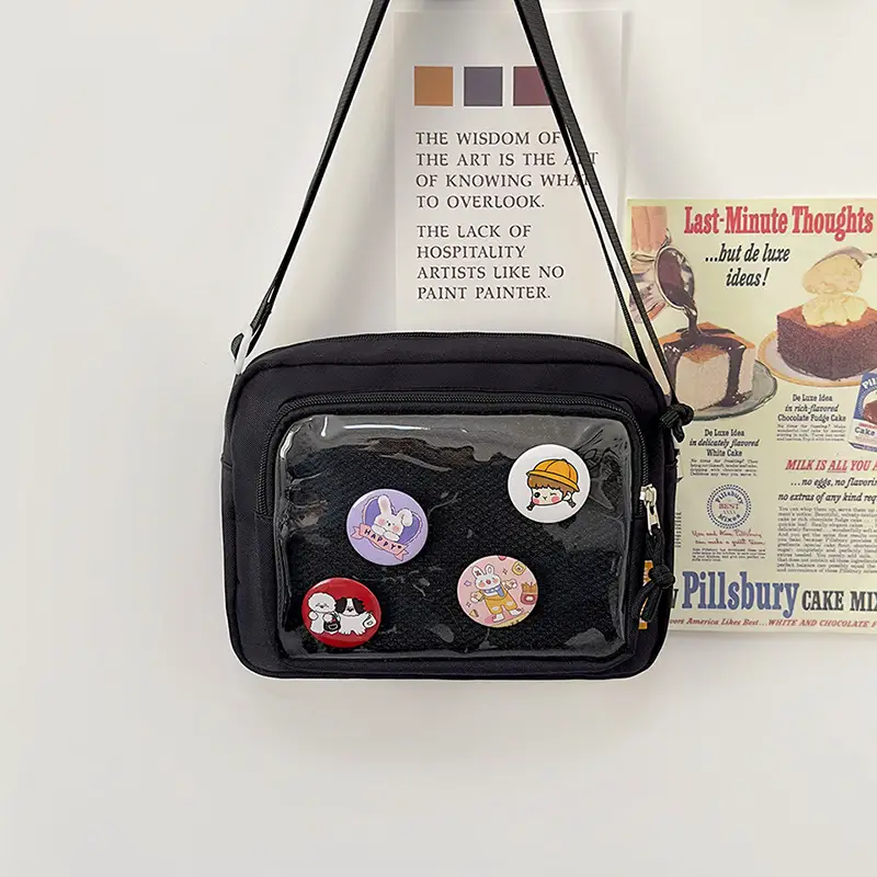 Japanese Girl Ins Transparent Crossbody Bag for Girls