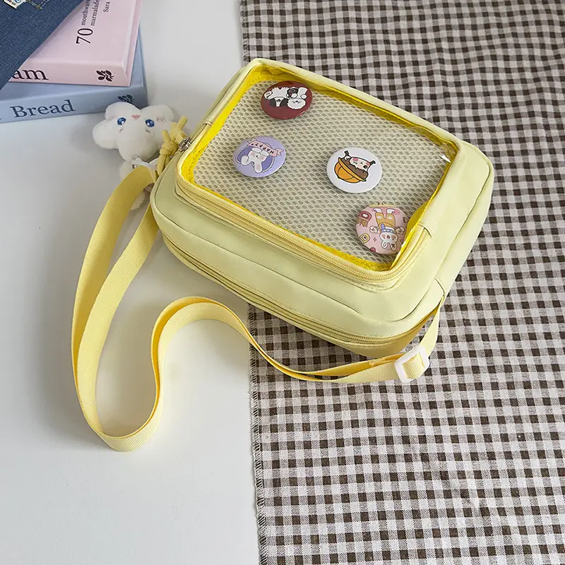 Japanese Girl Ins Transparent Crossbody Bag for Girls