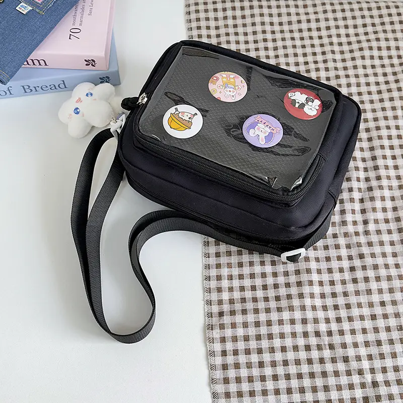 Japanese Girl Ins Transparent Crossbody Bag for Girls