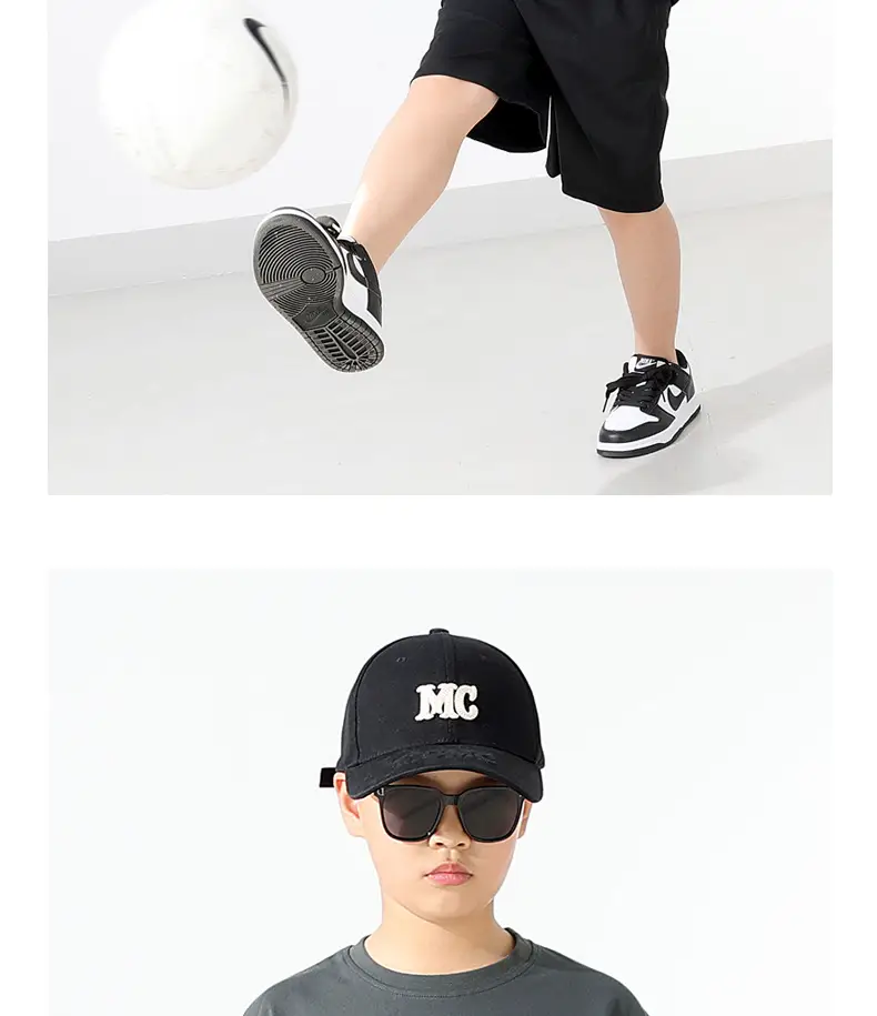 Kids White Logo Cap Set with T-Shirt — feature 12