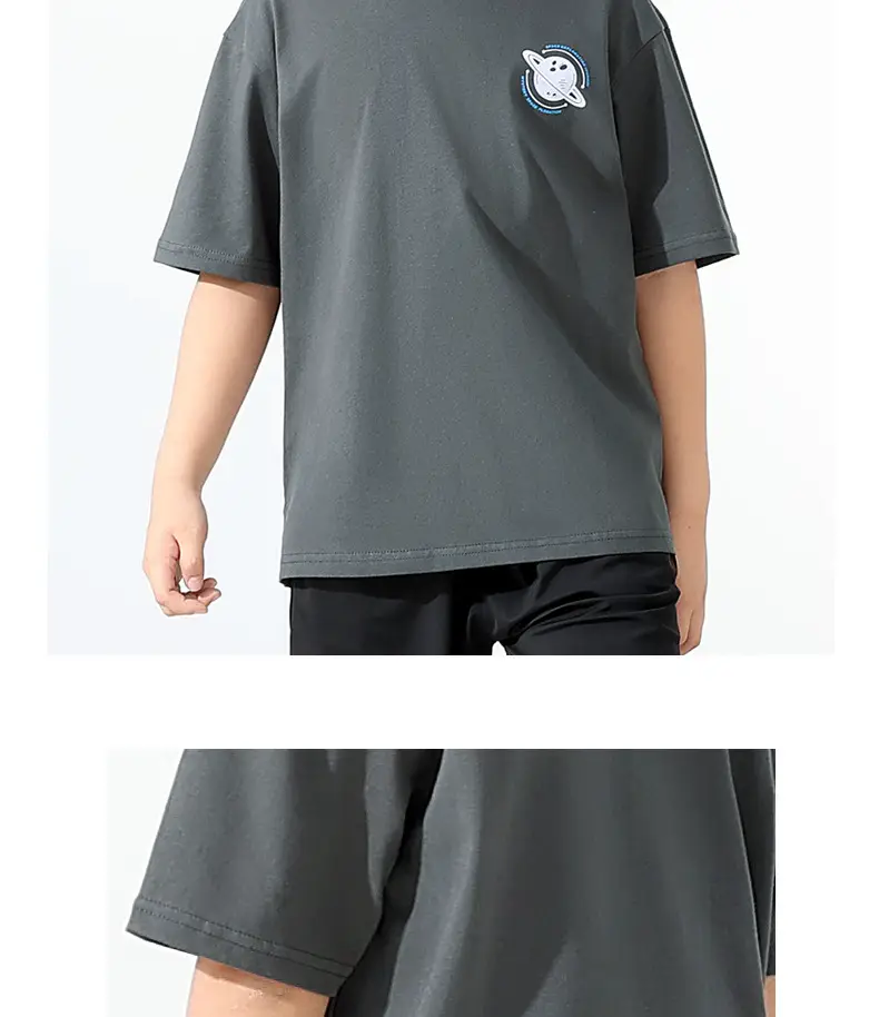 Kids White Logo Cap Set with T-Shirt — feature 13