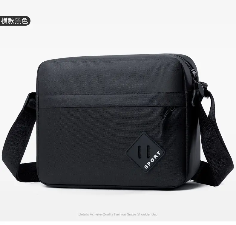 Lightweight Oxford Crossbody Bag for Men — feature 14
