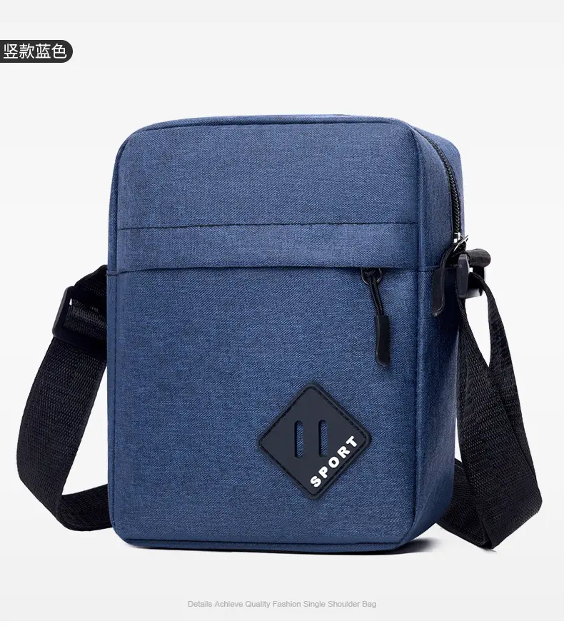 Lightweight Oxford Crossbody Bag for Men — feature 15