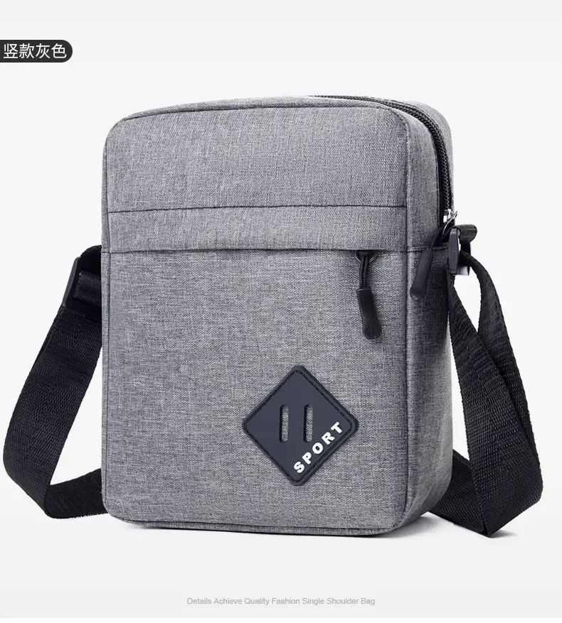 Lightweight Oxford Crossbody Bag for Men — feature 17