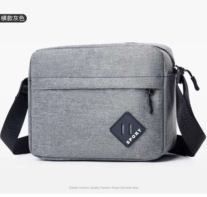Lightweight Oxford Crossbody Bag for Men — feature 18