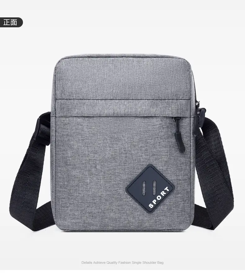 Lightweight Oxford Crossbody Bag for Men — feature 19