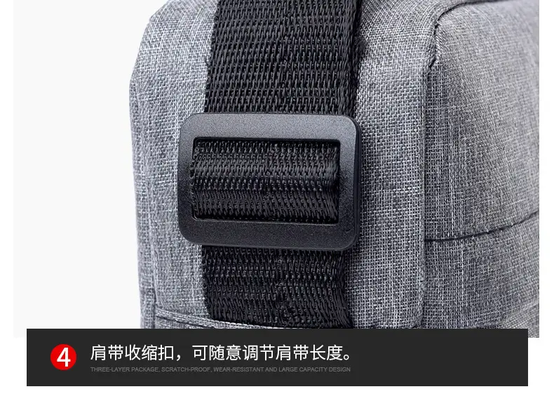 Lightweight Oxford Crossbody Bag for Men — feature 26
