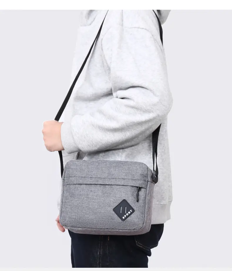 Lightweight Oxford Crossbody Bag for Men — feature 31