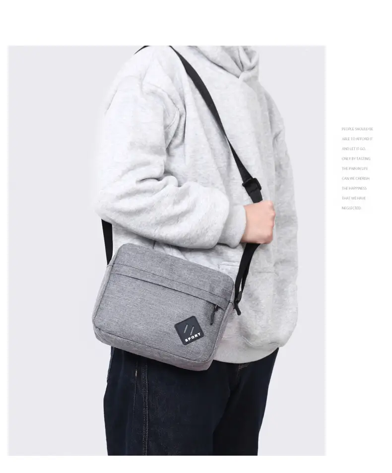 Lightweight Oxford Crossbody Bag for Men — feature 33