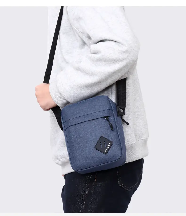 Lightweight Oxford Crossbody Bag for Men — feature 36