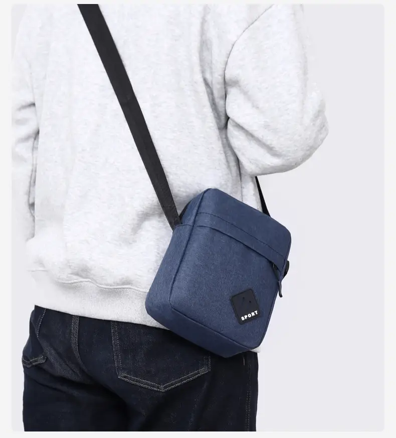 Lightweight Oxford Crossbody Bag for Men — feature 37