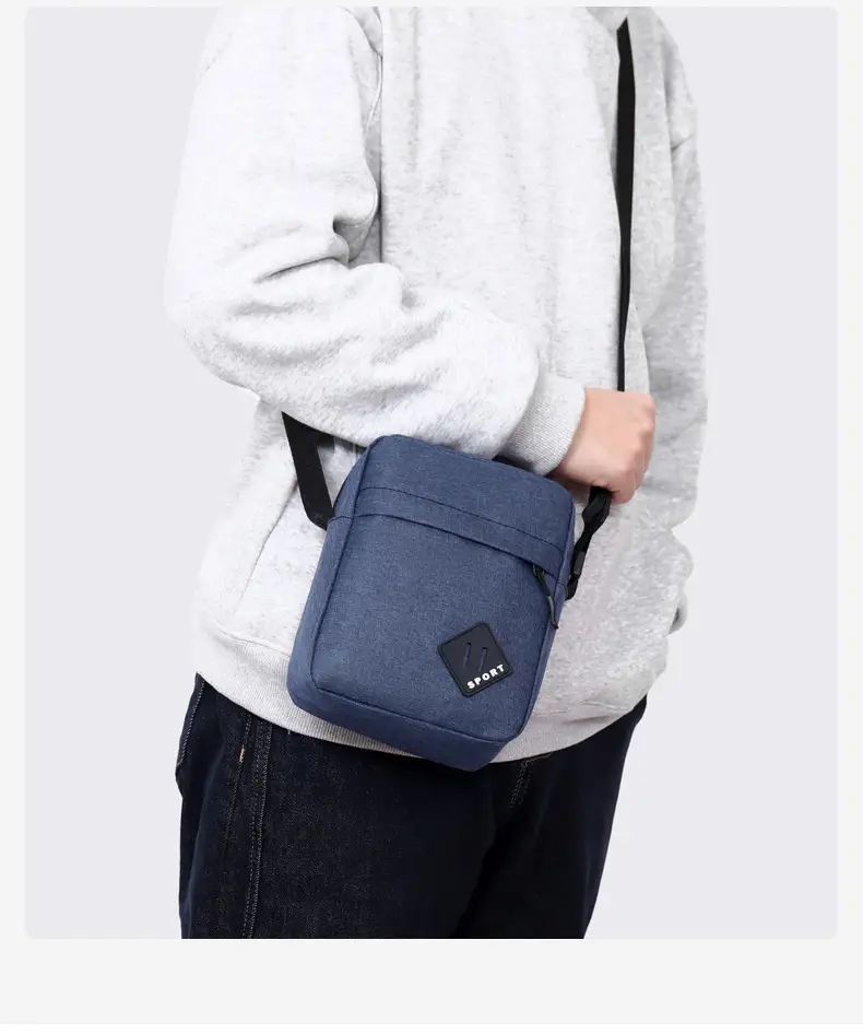 Lightweight Oxford Crossbody Bag for Men — feature 38