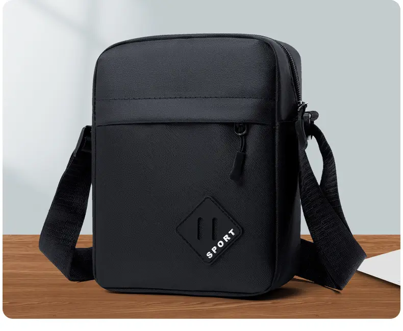 Lightweight Oxford Crossbody Bag for Men — feature 8