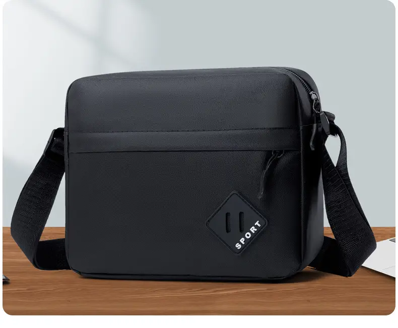 Lightweight Oxford Crossbody Bag for Men — feature 9