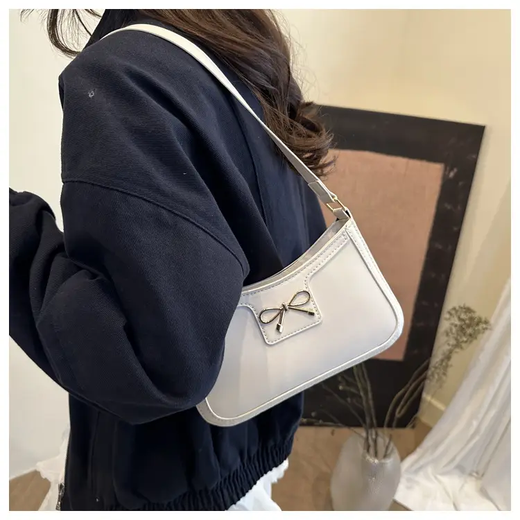 Black Korean Style Bowknot Shoulder Bag for Women — feature 14