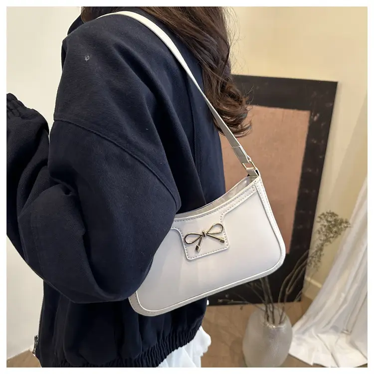 Black Korean Style Bowknot Shoulder Bag for Women — feature 15